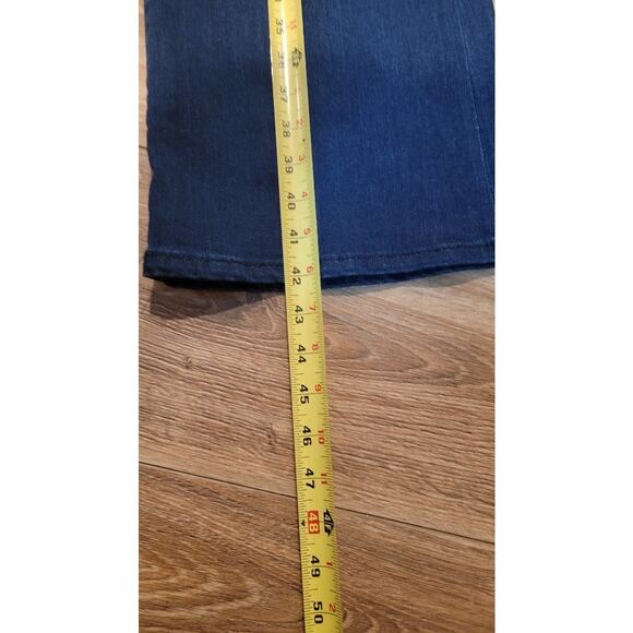 NWT Anthropologie Pilcro Jeans "The Icon" Women's Sz 34 Stretch Dark Blue - Picture 9 of 13